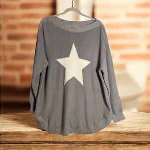 Astrologie ⭐️ Star Gray Sweater 2XL Western